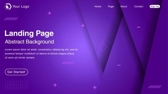 Desain landing page responsif untuk bisnis baru